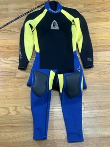 O’Neill 1/2 Zip Back Men’s 3mm Wetsuit Size Medium Full Body Surfing Diving - Picture 1 of 13