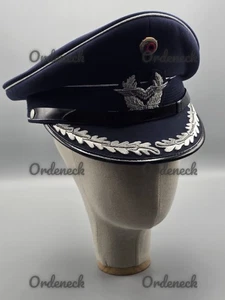 BUNDESWEHR SCHIRMMÜTZE - LUFTWAFFE - STABSOFFIZIERE - GRÖßE 62 - BAMBERGER - BW - Picture 1 of 13