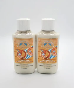 Bath & Body Works Sparkling Orange Spritz Nourishing Body Lotion 8 oz Set of 2 - Picture 1 of 3