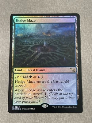 MTG Hedge Maze (Foil) - Murders at Karlov Manor - #262 NM - Image 1 of 2