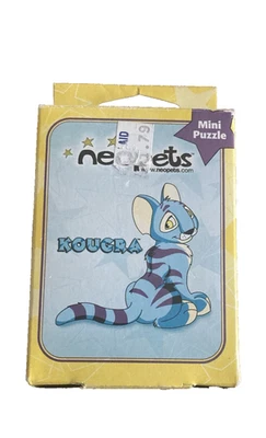 Mini rompecabezas vintage Neopets Kougra 50 piezas 5" x 7" Hasbro 2003 - NUEVO caja abierta Foto 1 de 4