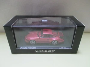 Minichamps 430069108 Porsche 911 Turbo 1990 Red Metallic 1:43 - Picture 1 of 2