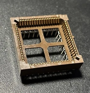 PLCC 68 Pin Socket Gold plated With Thru Hole Pins - Picture 1 of 2
