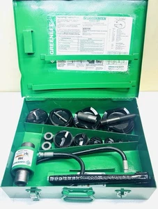 Greenlee 7310 SB Slug Buster KO Knockout Punch Set 1/2" - 4" , 767 Pump Case BG8 - Picture 1 of 12