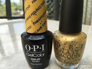 OPI GELCOLOR + MATCHING GEL POLISH PINEAPPLES HAVE PEELINGS TOOL! - Picture 1 of 3