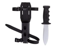 COLTELLO SUBACQUEO CRESSI SUPERTOTEM ACCIAIO SUB PESCA APENA KNIFE POLPACCIO - Foto 1 di 3