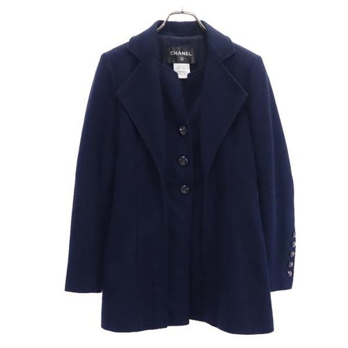 Giacca CHANEL Made in France 38 Navy Donna