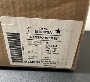 Siemens MT0075A Industrial Power Transformer Kit - Bild 1 von 6