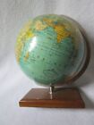 schöner alter kleiner Columbus Verlag Globus Erdglobus Globe 12cm Holzfuß