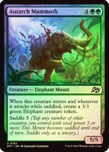 Autarch Mammoth 153 Foil NM MTG Aetherdrift Magic - Picture 1 of 1