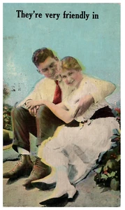 Vintage They're very friendly in Postcard. BPC - Picture 1 of 2