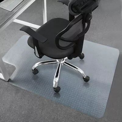36" x 48" Home Office Chair PVC Floor Mat Studded Back with Lip for Pile Carpet