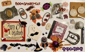 Junk Drawer Lot Trinkets Jewelry Craft Supplies Assemblage Journal Vintage New - Picture 1 of 15
