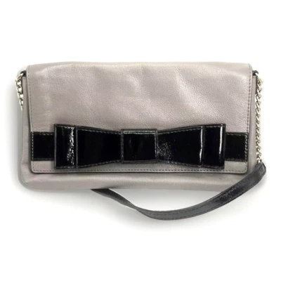 Bolso de hombro Kate Spade New York Beaumont Bridge Elena de cuero gris Foto 1 de 4