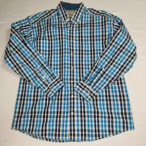 Camicia uomo PANHANDLE TUF COOPER PERFORMANCE L western a quadri con bottoni nuova senza etichette - Foto 1 di 8
