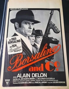 BORSALINO AND CO - ALAIN DELON - ORIGINAL BELGIAN MOVIE POSTER - Picture 1 of 1