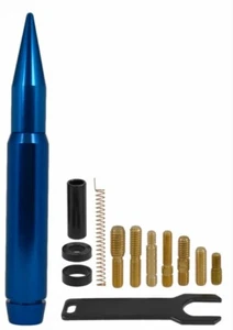 True Spike 7 Inch Short Thick Blue Bullet Antenna For Dodge Ram - Picture 1 of 4