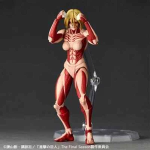 PRESALE KAIYODO Revoltech Amazing Yamaguchi Attack on Titan Female Titan Japan - Picture 1 of 23