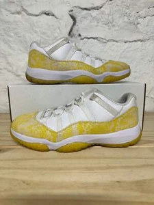 Air Jordan 11 Low Yellow Snakeskin Sz 9.5 (11W) - Picture 1 of 5