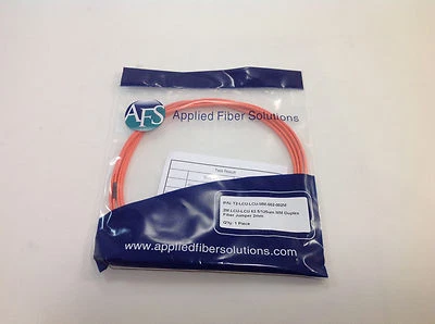 Fiber Jumper: Multimode Duplex - Pick Connectors and Length - Image 1 of 3