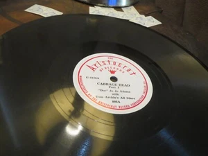 78RPM Aristocrat Doc Jo Jo Adams + Tom Archia - Cabbage Head Parts I + II, V+ - Picture 1 of 6