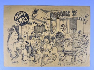 Denny Laine Samson Flyer Bruce Dickinson Chelsea Marquee Club Original Dec 1981 - Picture 1 of 12