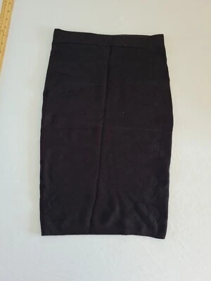 Ladies Skirt H&M Size XS Pencil Black 9775 - Image 1 of 4