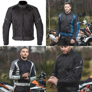 Spada Alberta CE Motorcycle Jacket Mens Summer Motorbike Textile Vented Jackets - Picture 1 of 25