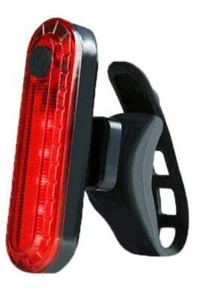 LED Bike Tail Light Waterproof USB Rechargeable - Picture 1 of 6
