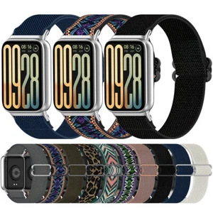 Elastic Nylon Stretch Strap Band for Redmi Watch5/Watch4/Xiaomi Band 8 Pro/9 Pro - Foto 1 di 23
