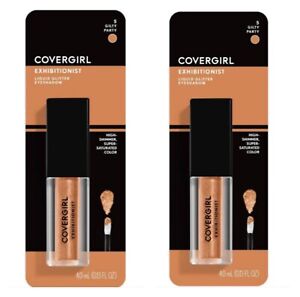 Lot of 2 Covergirl Exhibitionist Liquid Glitter Eyeshadow Shade 5 Gilty Party