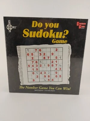 DO YOU SUDOKU? GAME BY UNIVERSITY GAMES AGES 8+ Board - Image 1 of 4