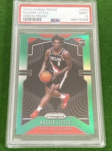 2019 Panini Green Prizm #269 Nassir Little RC Rookie PSA 9 MINT Trail Blazers - Picture 1 of 1