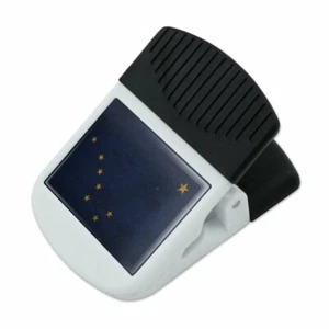 Rustic Alaska State Flag Distressed USA Refrigerator Fridge Magnet Hanging Clip - Picture 1 of 3