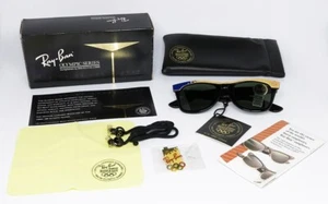 NOS VINTAGE SUNGLASSES RAY BAN WAYFARER B&L LILLEHAMMER '94 OLYMPIC BAUSCH LOMB - Picture 1 of 12