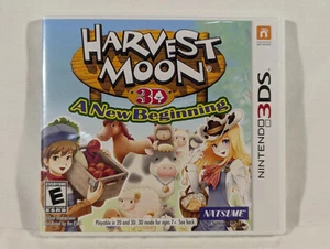 Nintendo 3DS Harvest Moon 3D A New Beginning 2012 CIB Tested $2 Shipping - Picture 1 of 7