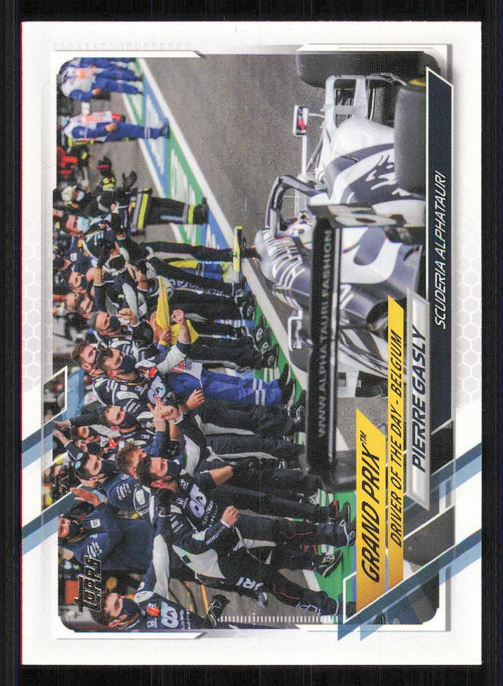 2021 Topps Formula 1 #164 Pierre Gasly/Drive of the Day - Image 1 of 2