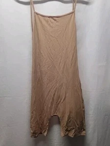 Neu Gr. L hellbraun Body rückenfrei Strampler Stretch - Bild 1 von 8