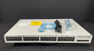 Cisco C9200L-48P-4G-E 9200L 48 Port PoE+ Network Switch - Same Day Shipping - Picture 1 of 5