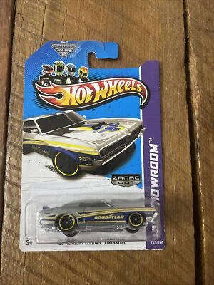 Hot Wheels #243 2013 exclusivo de Walmart #7 Zamac ’69 Mercury Cougar Eliminator Foto 1 de 4
