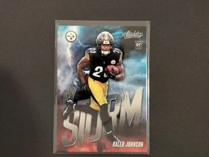 2025 Panini Absolute KALEB JOHNSON #8 Rookie By Storm RC Pittsburgh Steelers - Picture 1 of 2