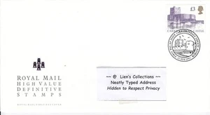 GB 1995 £3 CASTLES HIGH VALUE SG1613a FIRST DAY COVER CARRICKFERGUS POSTMARK - Picture 1 of 1