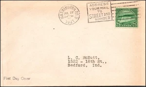 Scott 699 - 25 Cents Niagarafälle - FDC Typed Address SCV 350,00 $ - Bild 1 von 2