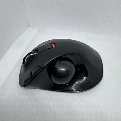 Elecom EX-G Track Ball Mouse Wireless Right Hand M-XT3DR BK Has Toggle Tested - Image 1 of 3