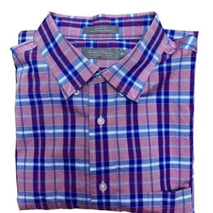 Camisa Daniel Cremieux Para Hombre Cuadros Manga Corta Con Botones XL - Imagen 1 de 6