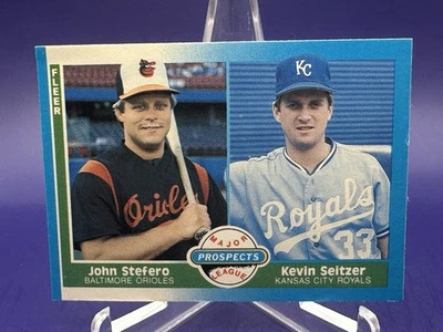 KEVIN SEITZER/ Stefero 1987 Fleer Prospects ROOKIE #652 - NM/MT - Royals - Image 1 of 2