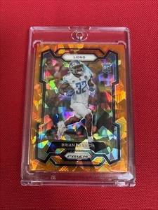 Panini Prizm 2023 - Rookies Brian Branch #328 Orange Ice Prizm (RC) - Imagen 1 de 2
