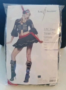 KOSTÜM Füchsin Voyager Pirat 3P Damen klein 69 Leg Avenue Cosplay Halloween GEBRAUCHT - Bild 1 von 6