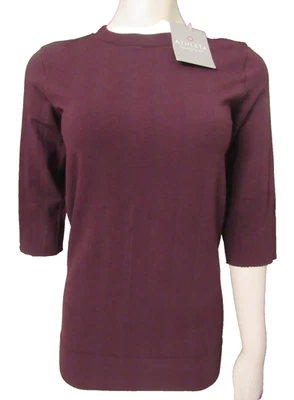 Top absorbente manga 3/4 ATHLETA commarkawool towira canela cuello redondo M nuevo con etiquetas $79 Foto 1 de 4
