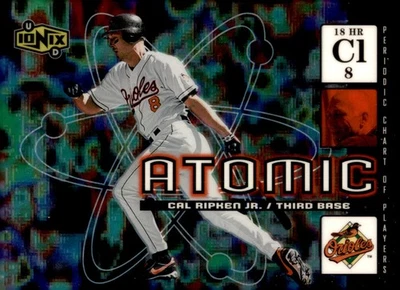 2000 Upper Deck Ionix Atomic #A7 CAL RIPKEN JR. Baltimore Orioles - Image 1 of 2